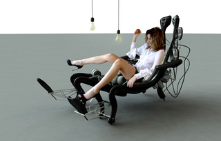 Illustration for article titled Autonomous Living Unit Crams An Entire Home Into a Chair